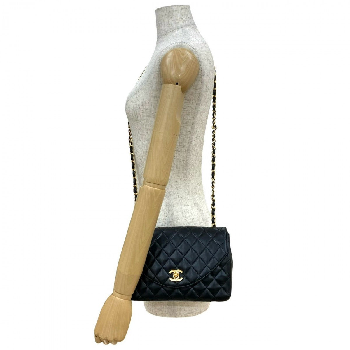 Chanel lambskin COCO Mark Matrasse Black Shoulder Bag 6Sbk Id031267