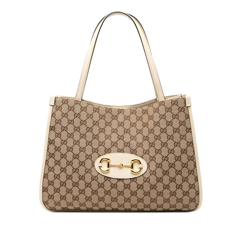 Gucci Horsebit 2Way Bag Canvas Travel Bag 2Way Bag