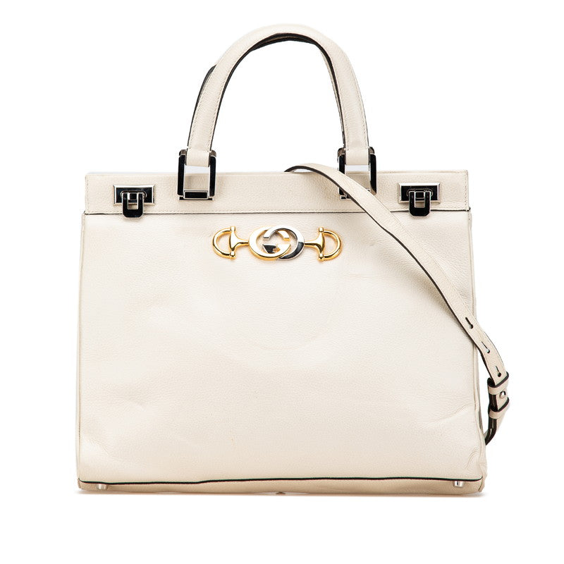 Gucci Zumi 2Way Bag Leather Travel Bag