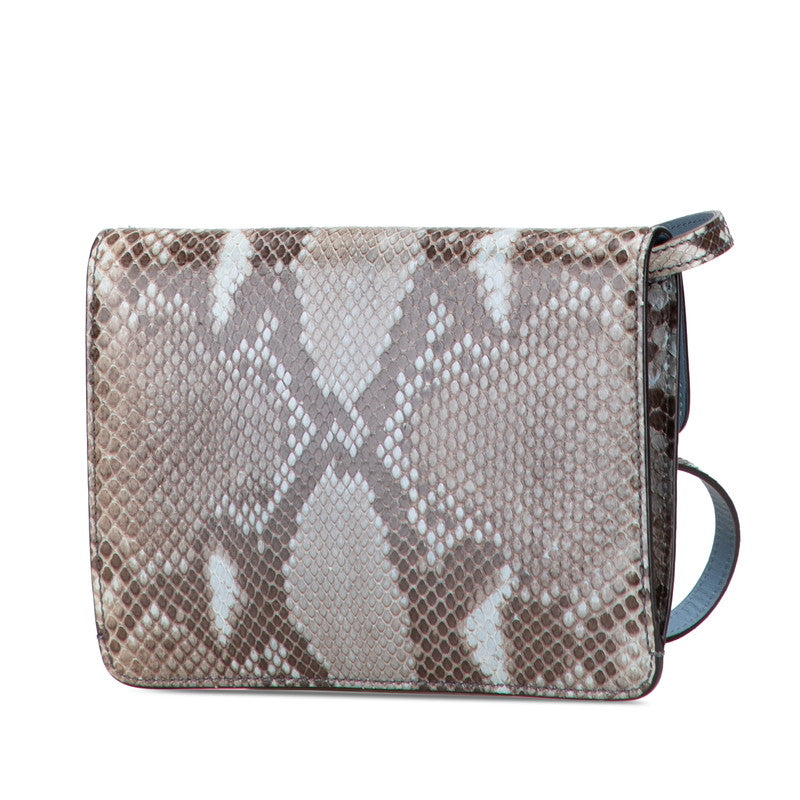 Gucci New Jackie Python Shoulder Bag Leather