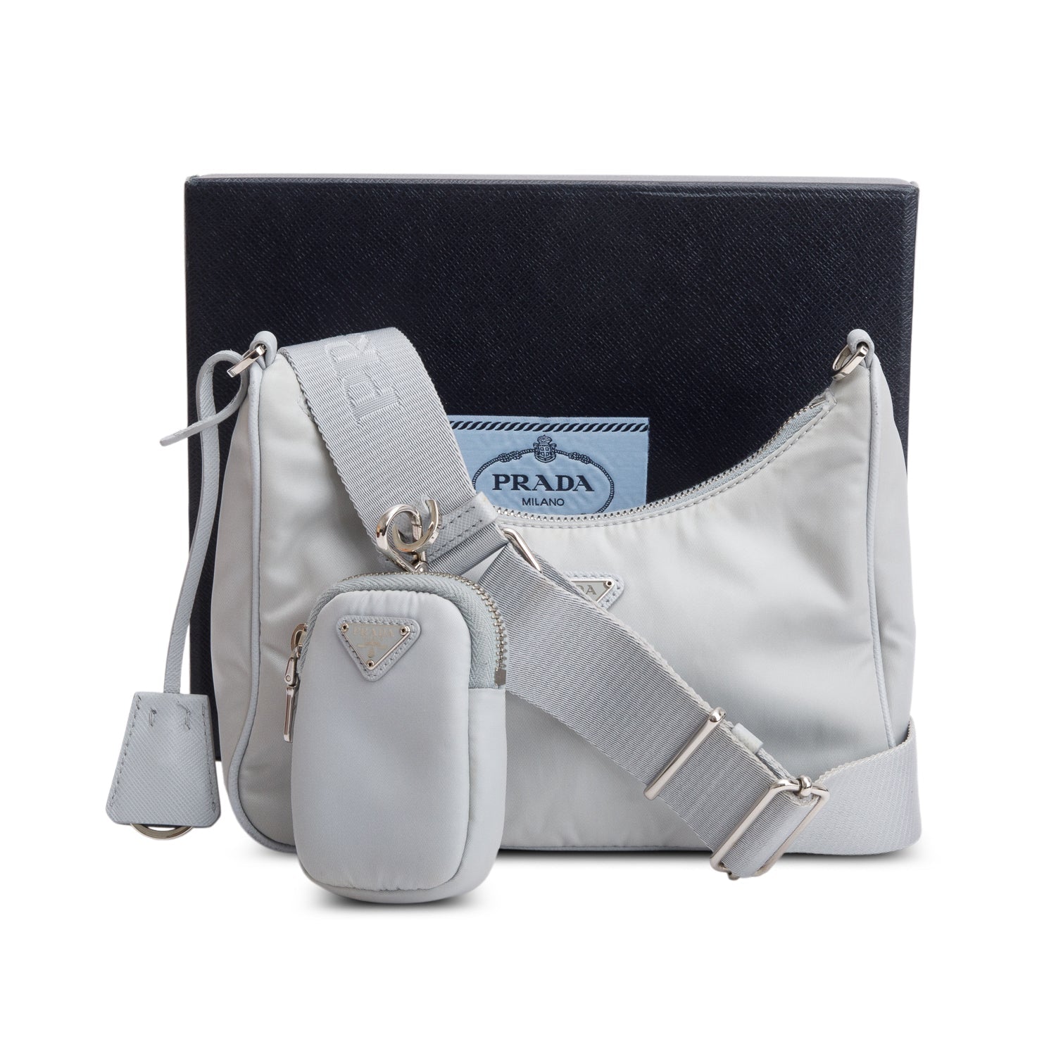 Prada Re Edition Re Bag Nylon Blue Travel Bag Nylon Bag