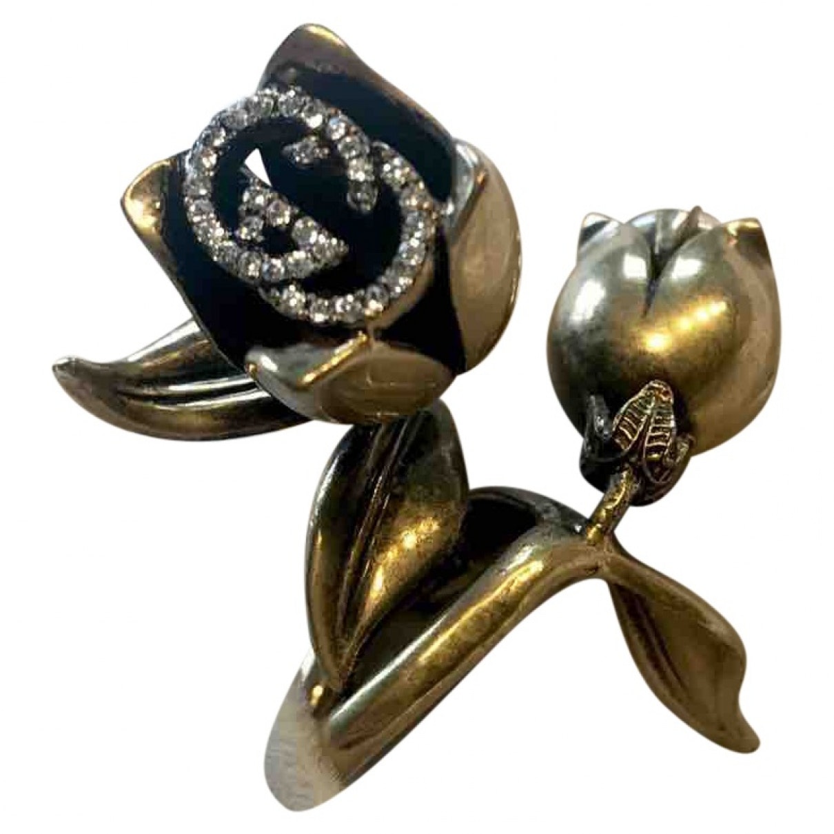 Gucci metallic metal rings