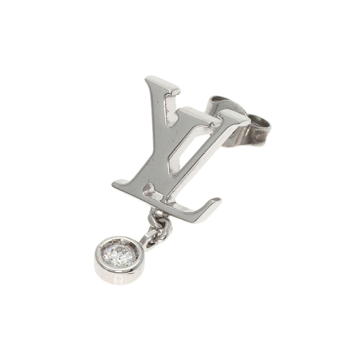 Louis Vuitton K18WG Puce Idylle Blossom Diamond Silver Jewelry