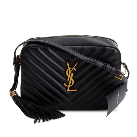 YSL Saint Laurent Calfskin Lou Camera Bag Matelasse Monogram Crossbody Bag