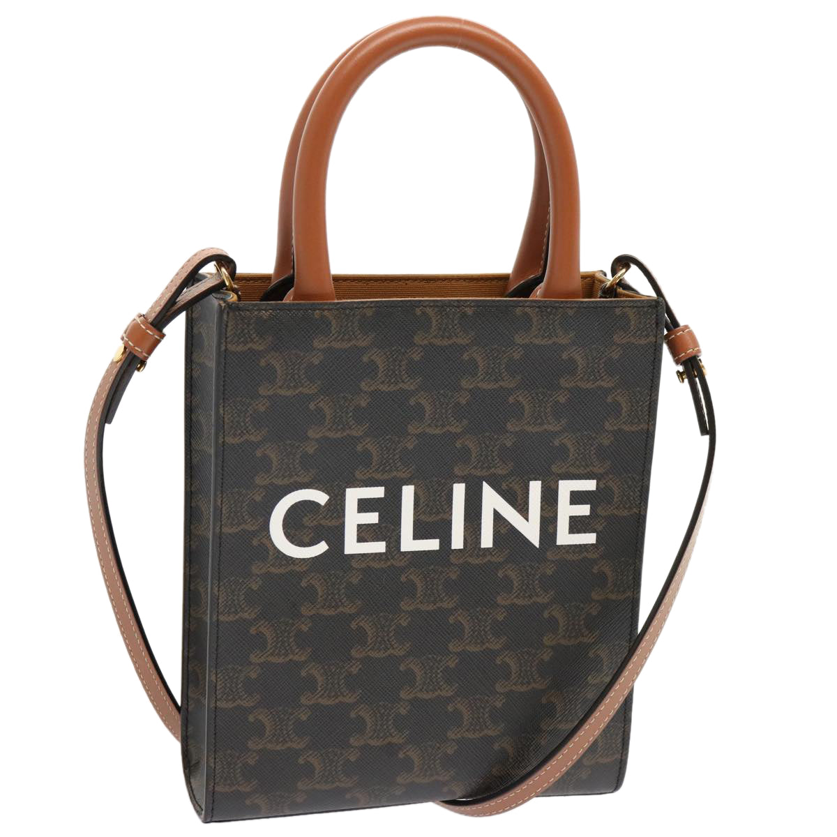 Luxury Triomphe Minibar Tical Hippo Hand Bag Canvas Black Travel Bag
