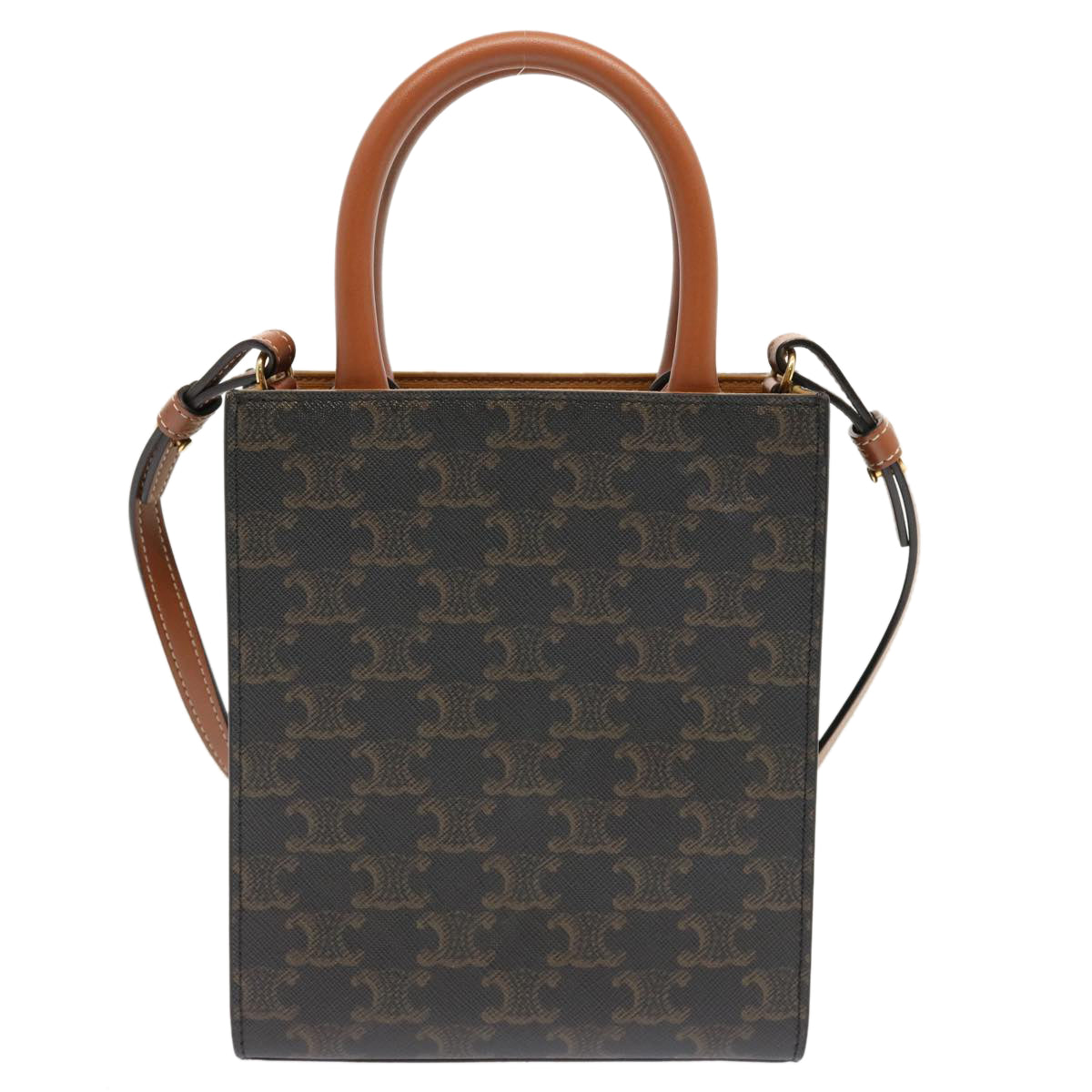 Luxury Triomphe Minibar Tical Hippo Hand Bag Canvas Black Travel Bag