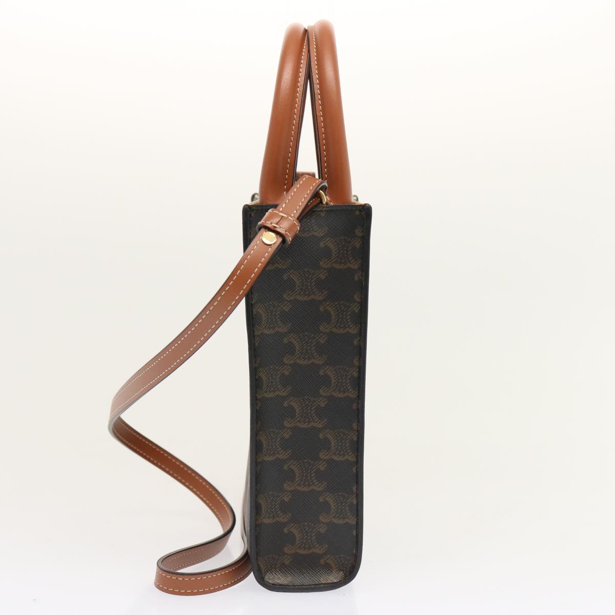 Luxury Triomphe Minibar Tical Hippo Hand Bag Canvas Black Travel Bag