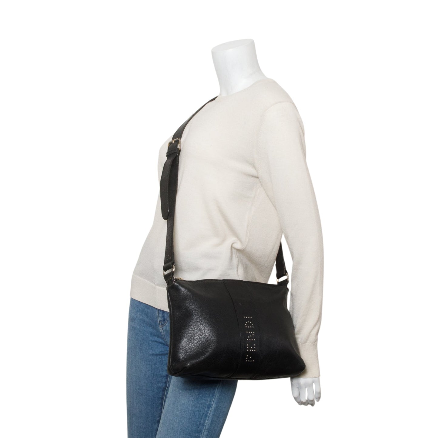 Fendi Crossbody Bag Leather Black