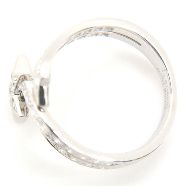 Chanel 18K White Gold Comete Diamond Ring Bag