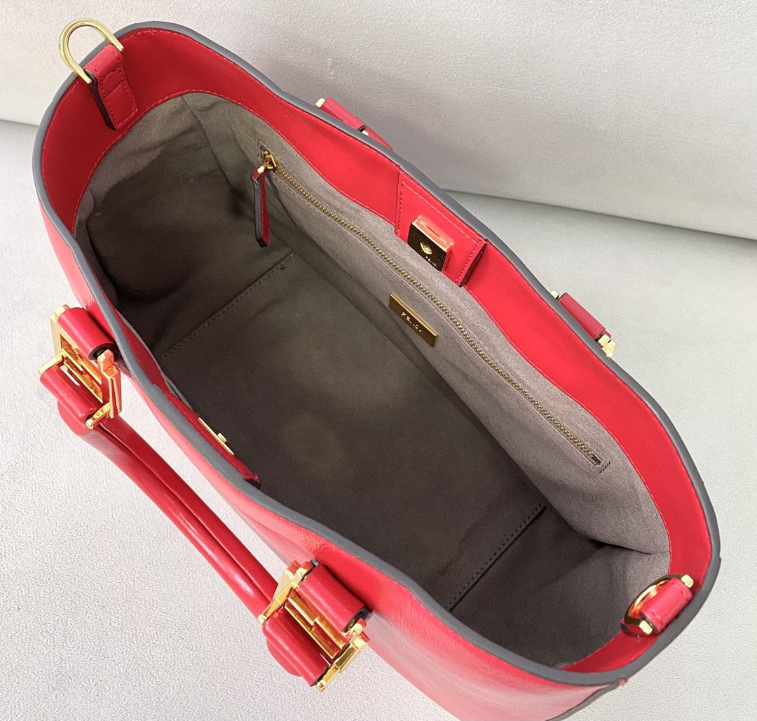 Fendi Top QualityTop Quality FF 30cm Red Small Shoulder Bag