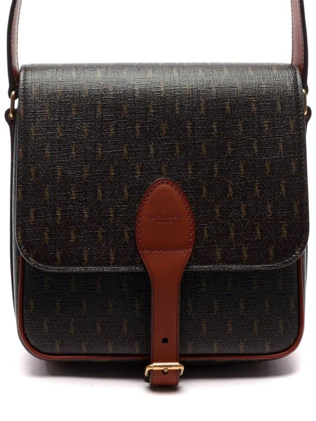 YSL Saint Laurent Saint Laurent Trending Buckle Satchel Cross Bag Monogram Brown Travel Bag