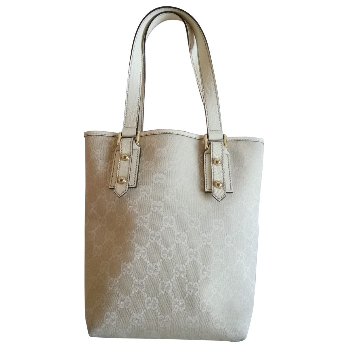 Gucci beige cloth handbag