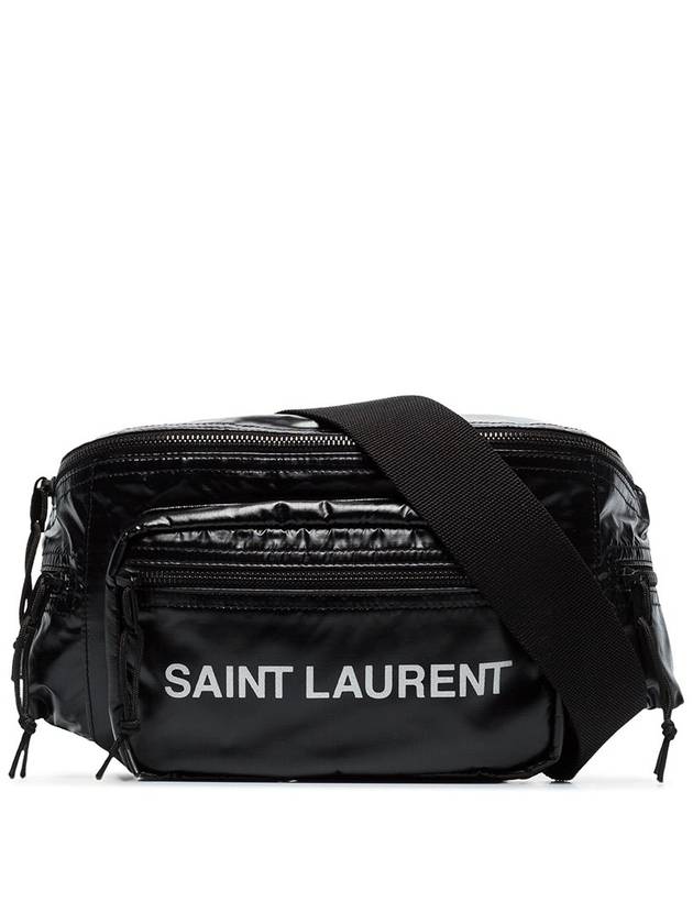 YSL Saint Laurent Saint Laurent Trending Nuxx Cross Bag Nylon Black Travel Bag