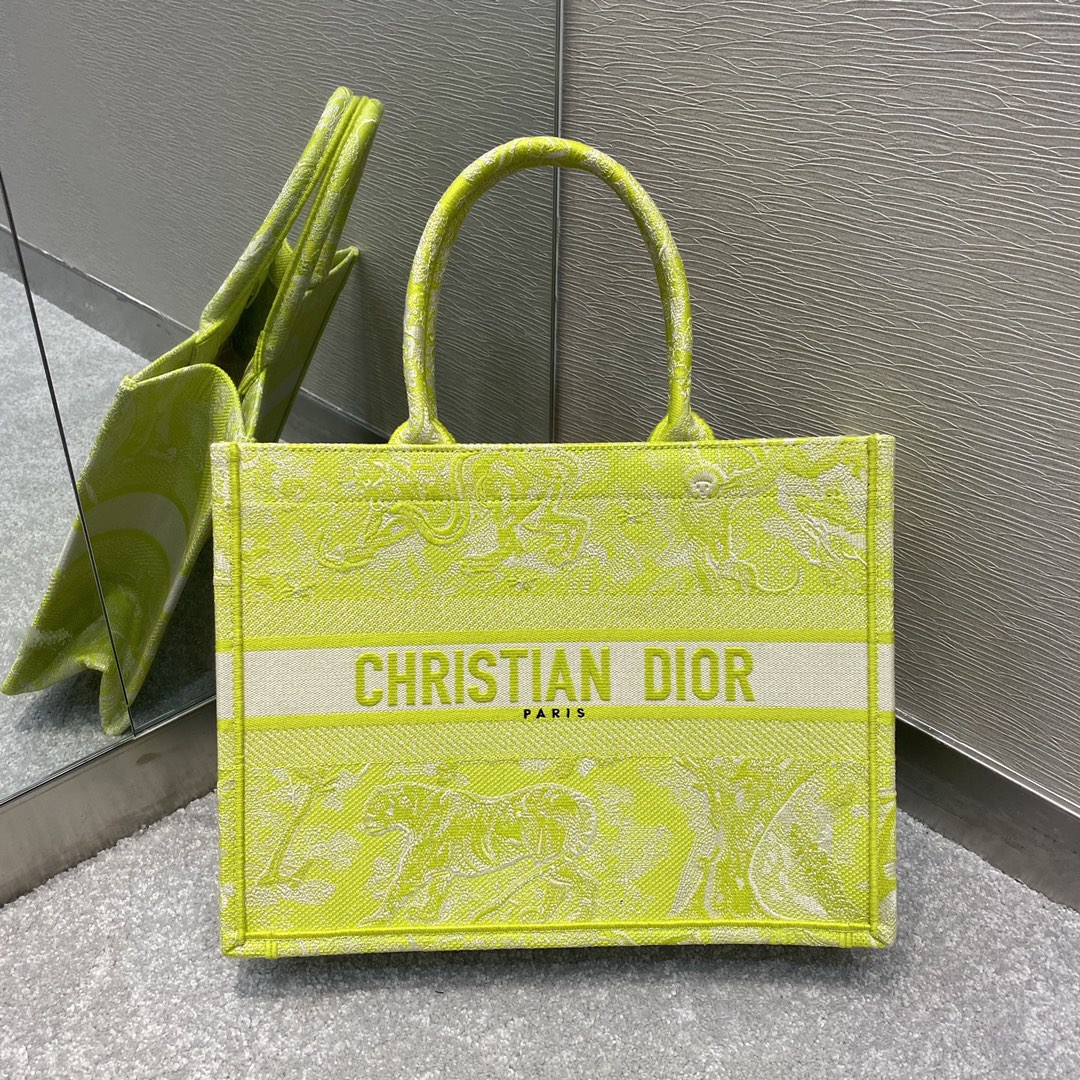 Metop Qualityum Book Lime Toile Book Tote Bag