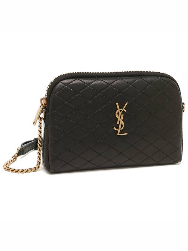 YSL Saint Laurent Luxury Trending Gaby Cross Bag Lambskin Quilted Black Travel Bag