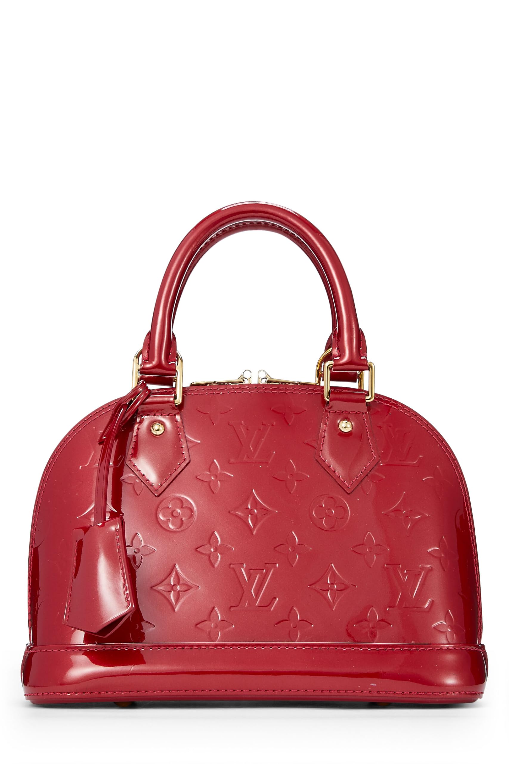 Louis Vuitton,  Cerise Monogram Vernis Alma BB, Red
