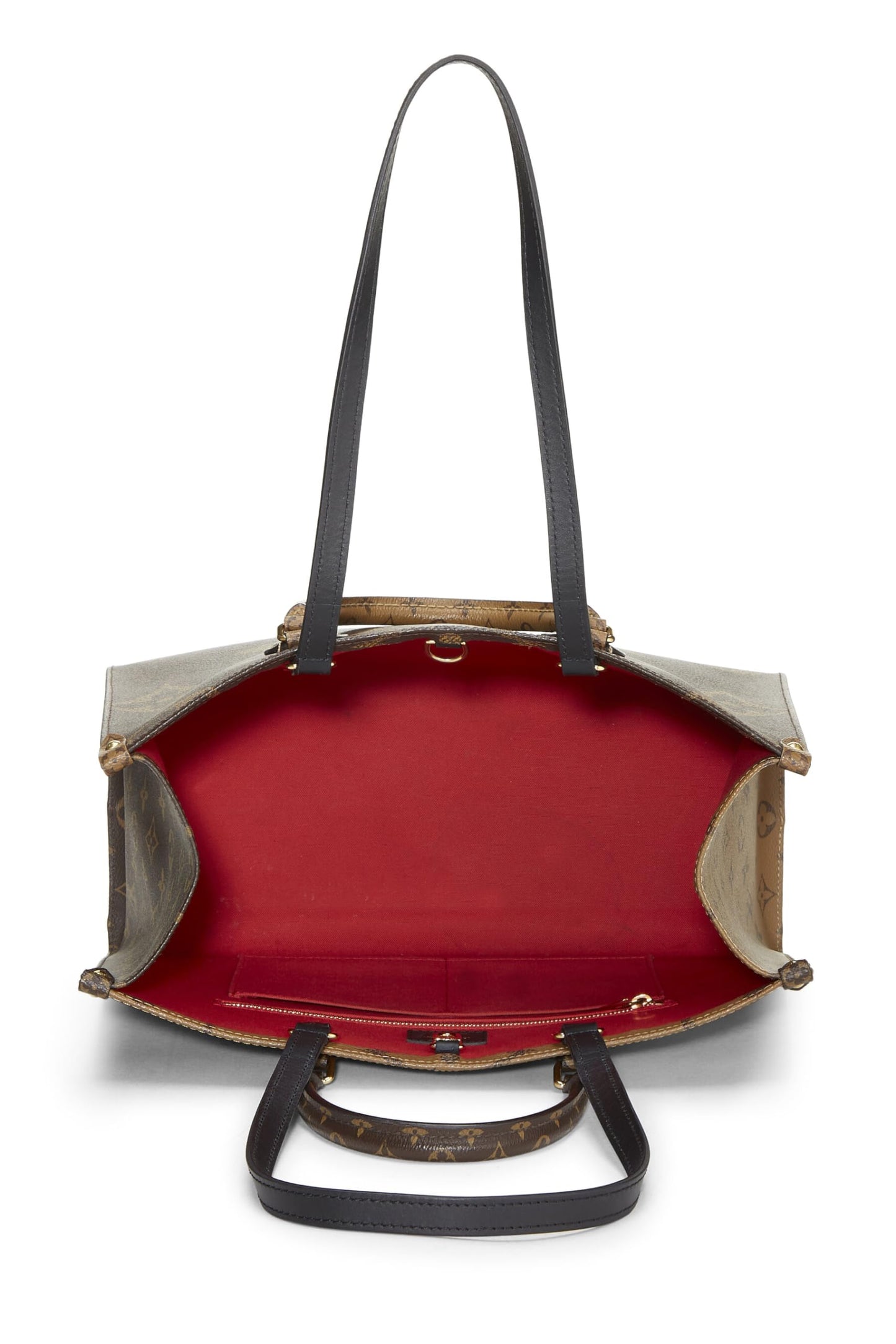 Louis Vuitton,  Brown Giant Monogram On The Go MM, Brown