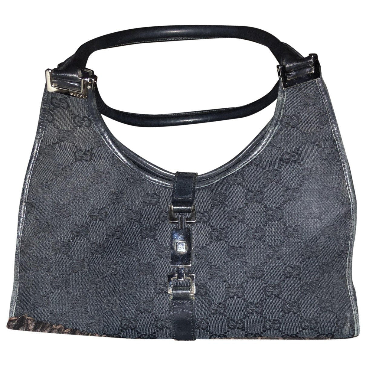 Gucci black cloth handbag