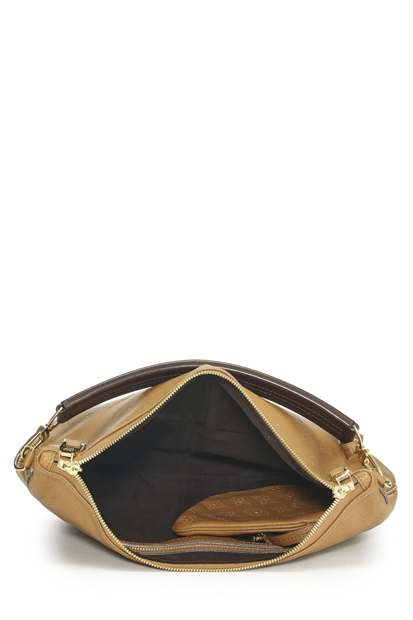 Louis Vuitton,  Beige Monogram Mahina Selene PM, Beige