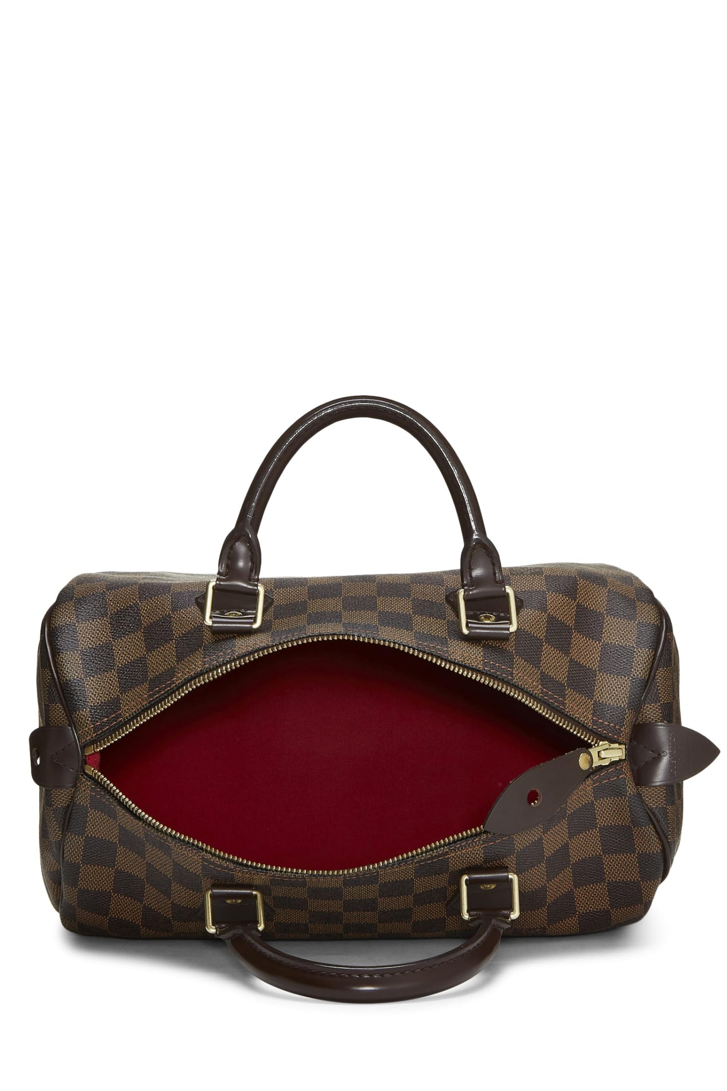 Louis Vuitton,  Damier Ebene Speedy 30, Brown
