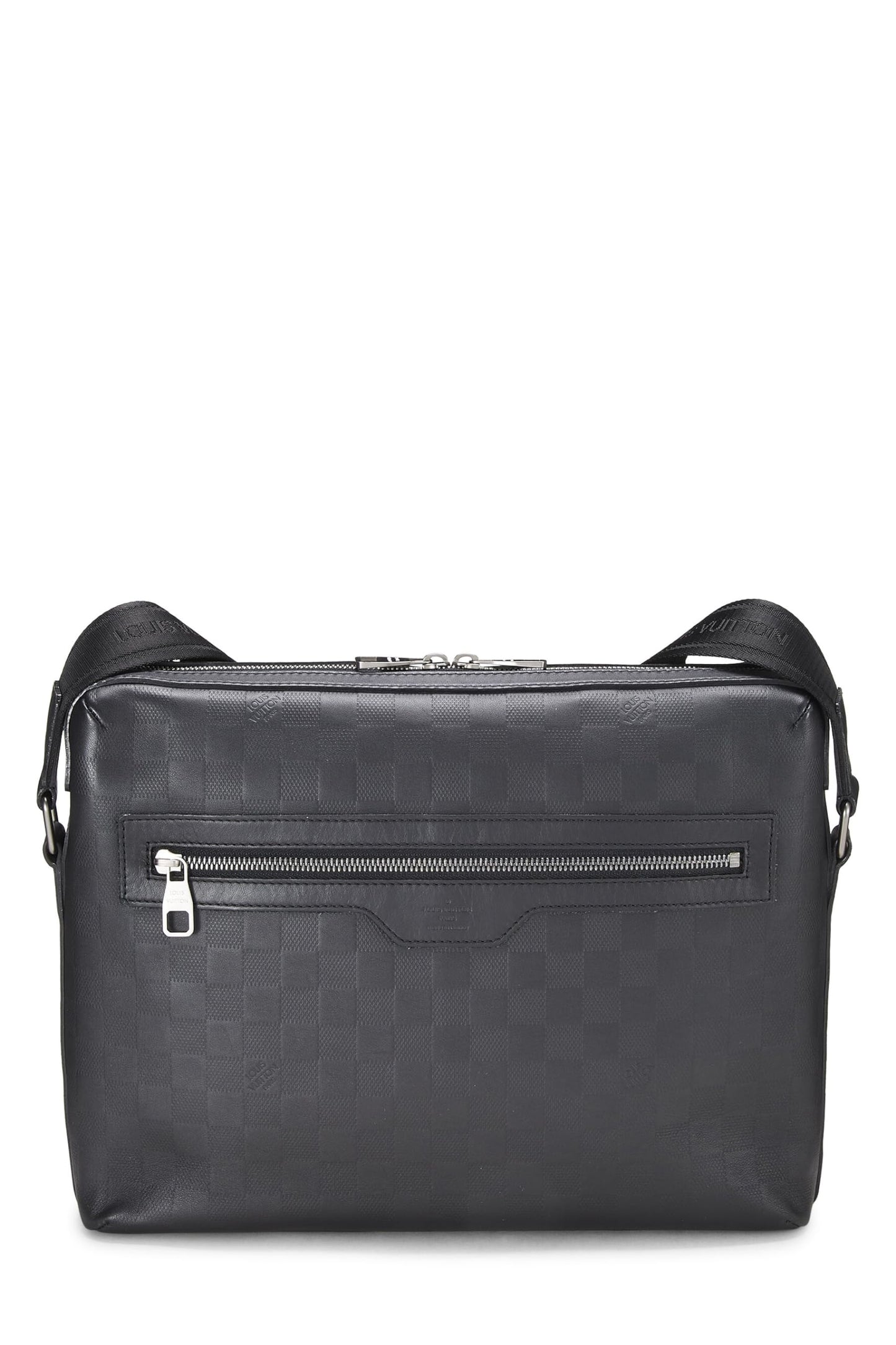 Louis Vuitton,  Black Damier Infini Calypso MM, Black