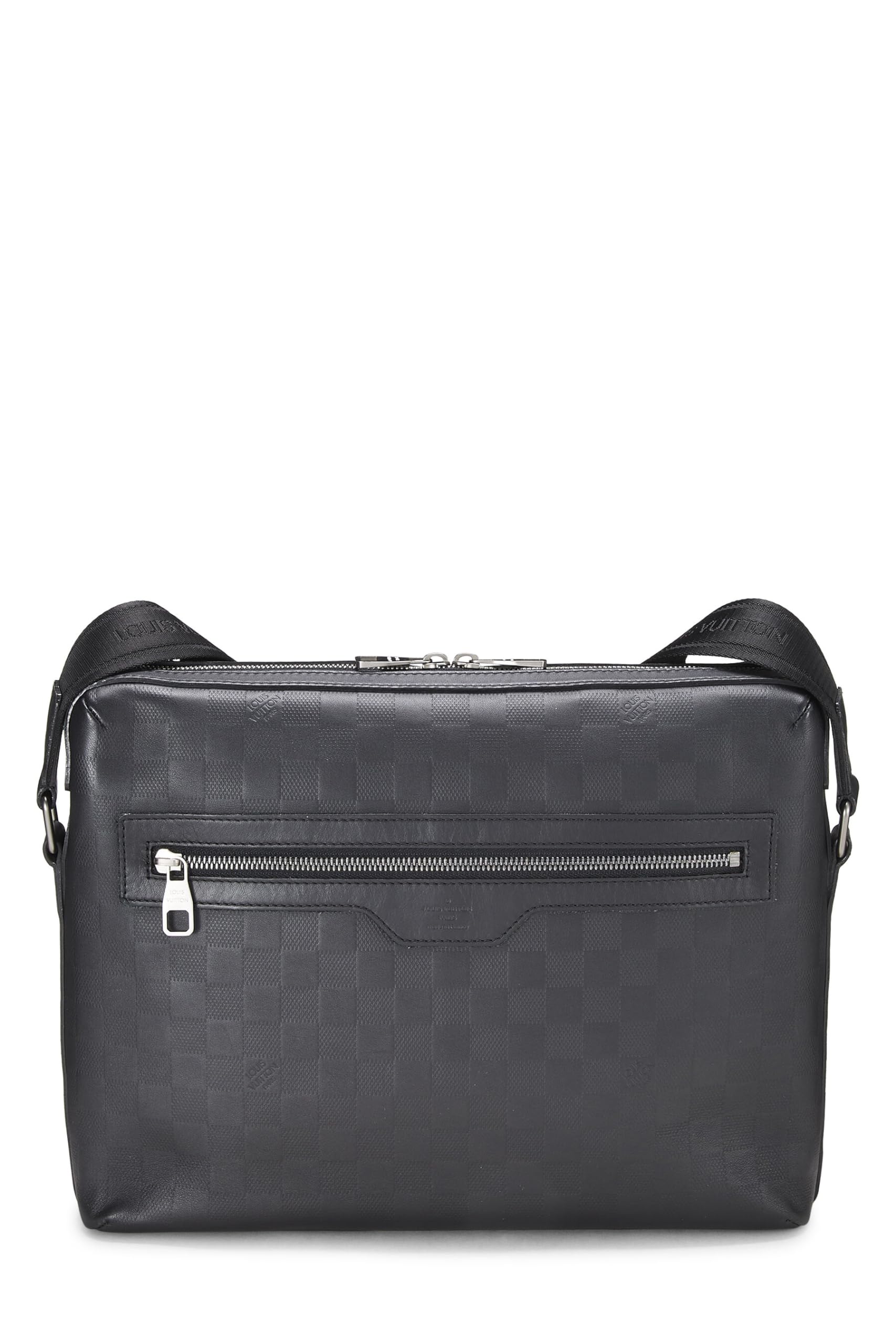 Louis Vuitton,  Black Damier Infini Calypso MM, Black