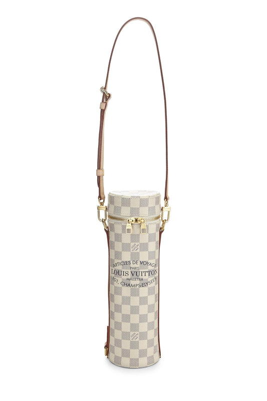 Louis Vuitton,  Damier Azur Porte-Bouteille, White