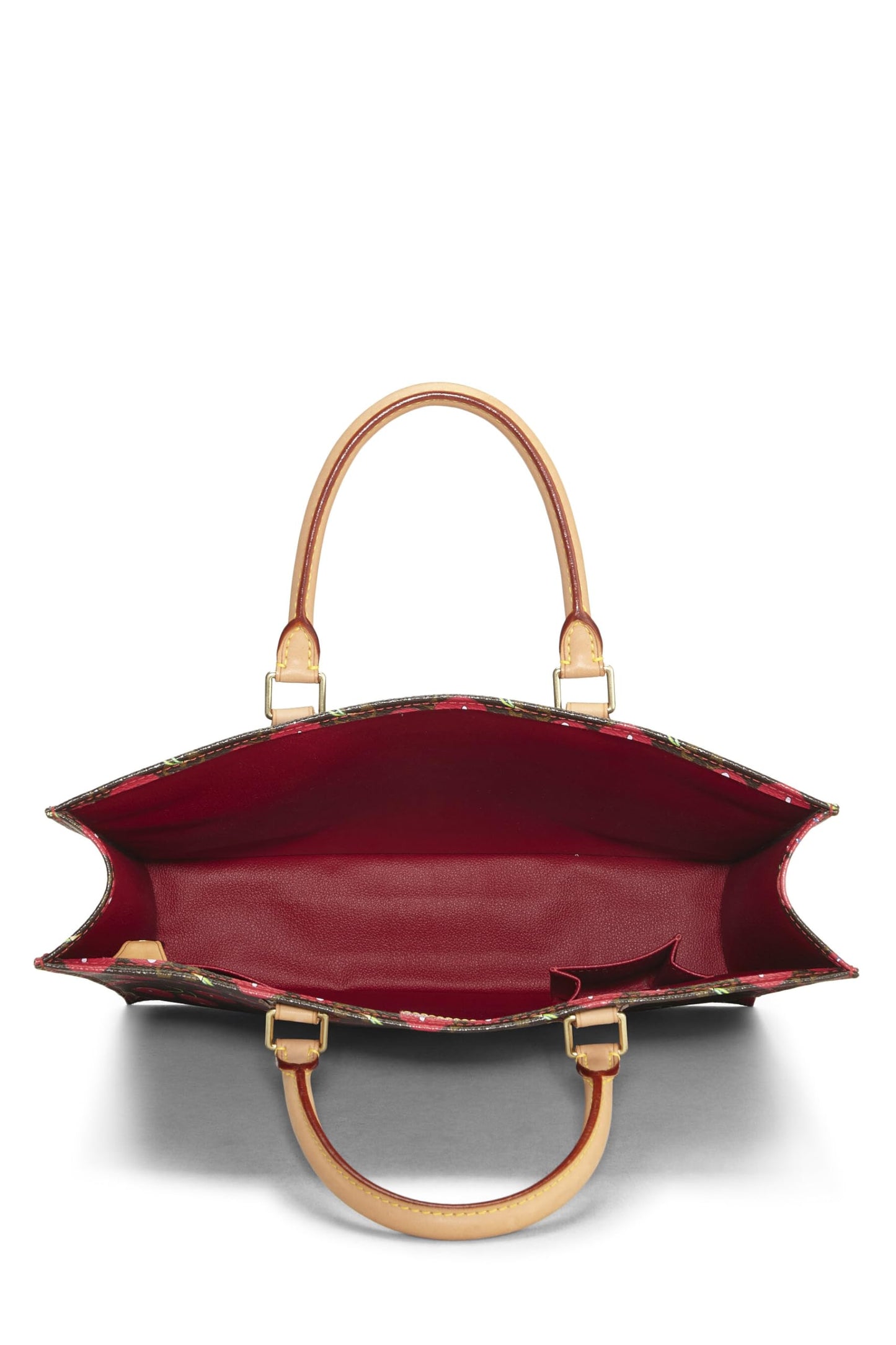 Louis Vuitton,  Takashi Murakami x Louis Vuitton Monogram Cerises Sac Plat, Brown