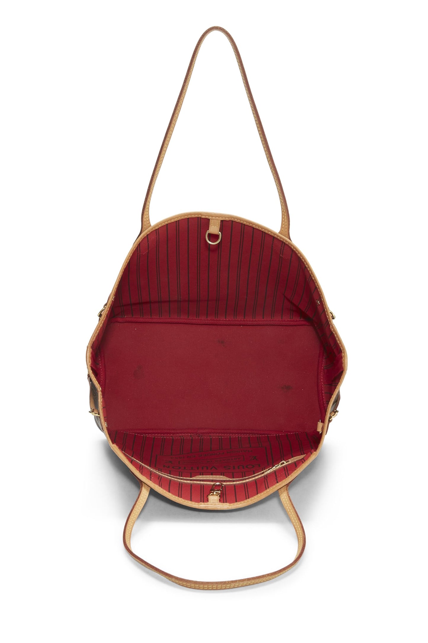 Louis Vuitton,  Red Monogram Canvas Neo Neverfull MM, Red