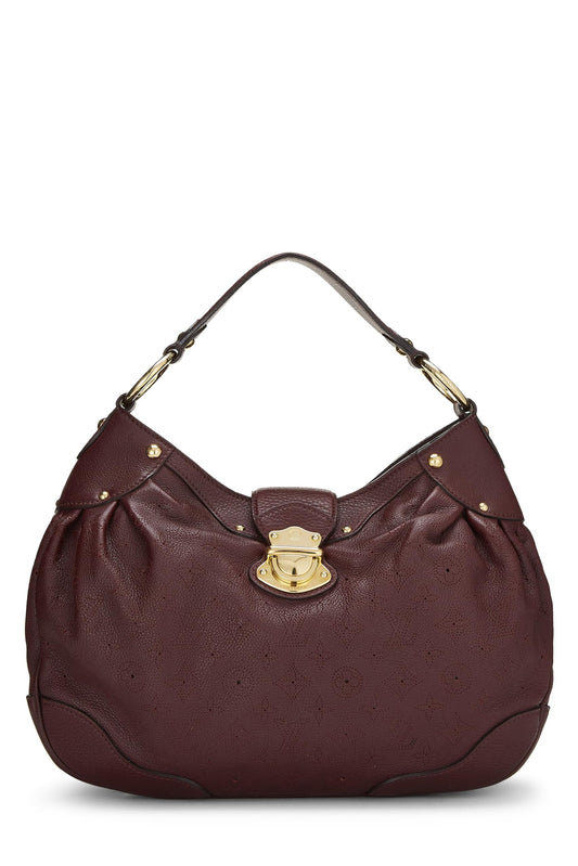 Louis Vuitton,  Burgundy Monogram Mahina Solar PM, Burgundy