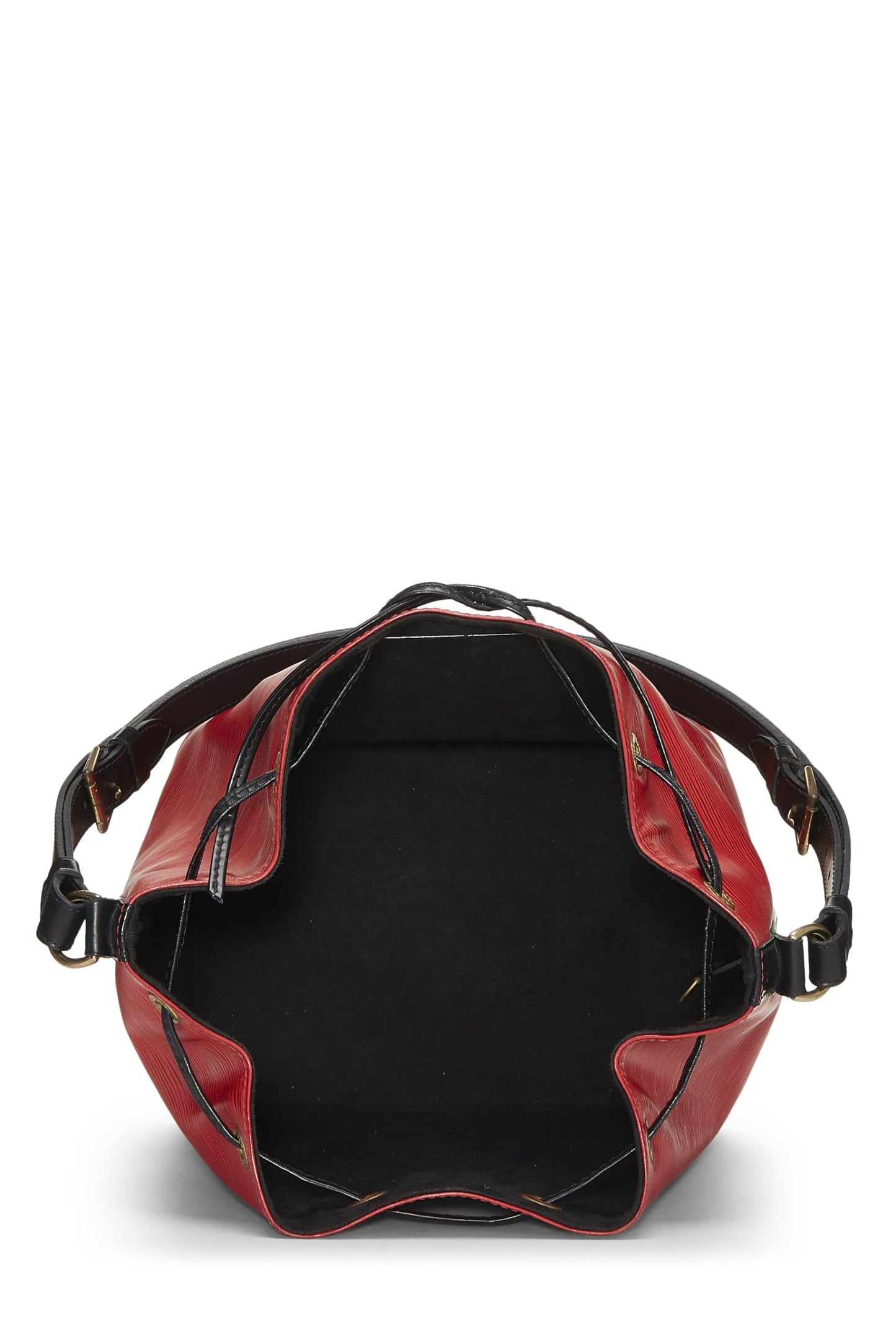 Louis Vuitton,  Red & Black Epi Noé Petite, Multi