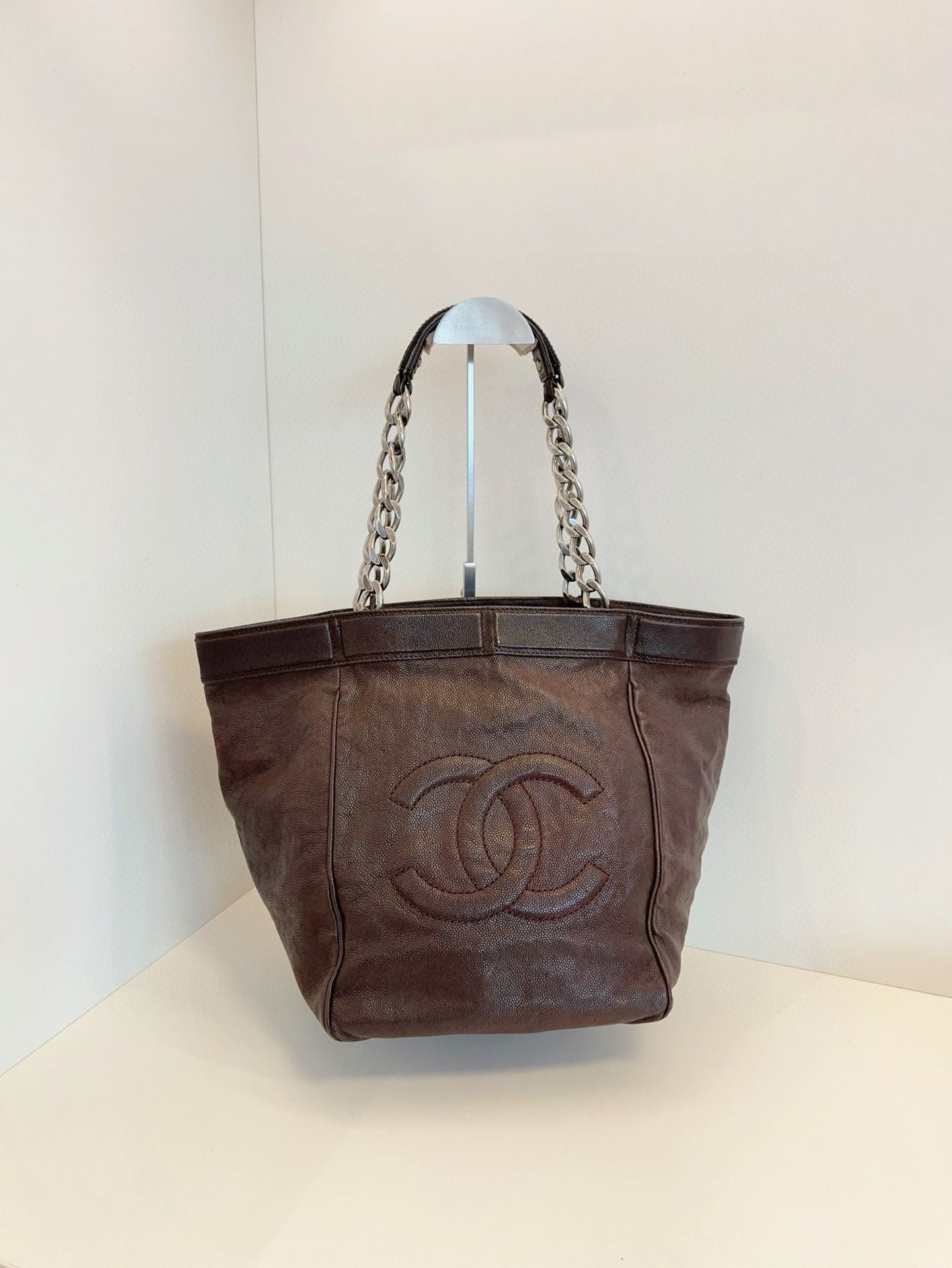   Chanel tote bag coffee color * cm