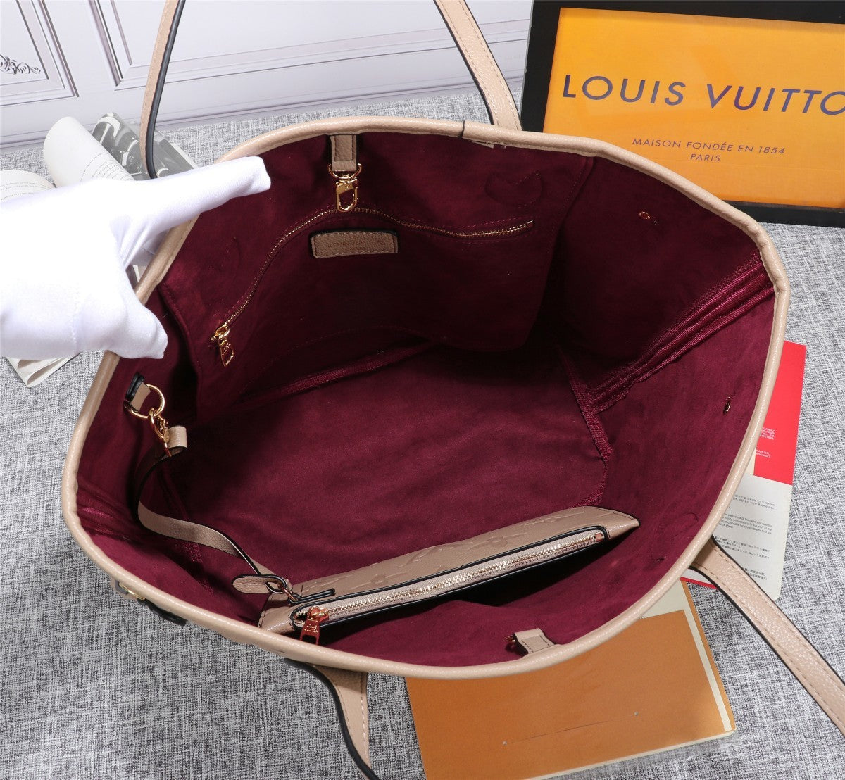 Top Quality Neverfull Mm Tote Bag Empreinte Monogram Shoulder Bag
