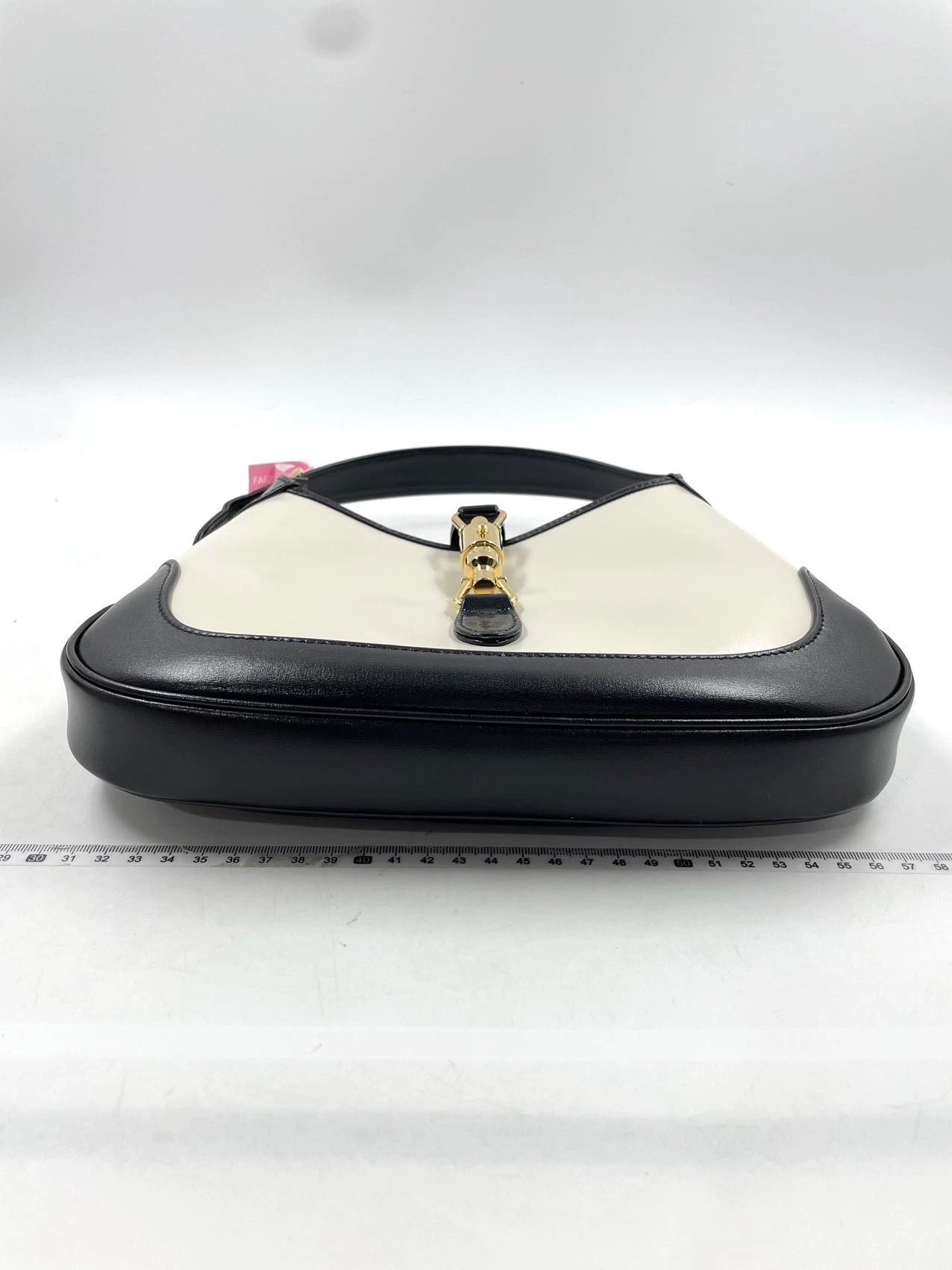 Gucci Jackie & Leather Black White Small Handbag Small 2