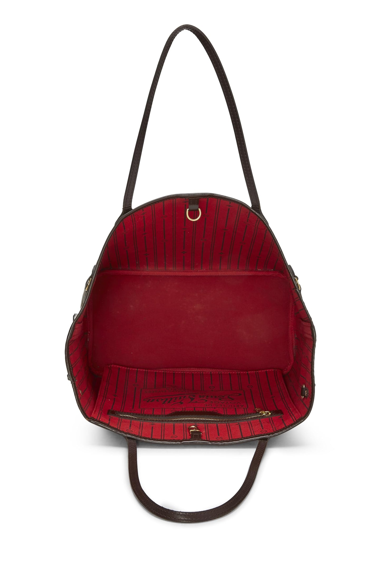 Louis Vuitton,  Damier Ebene Neverfull MM, Brown