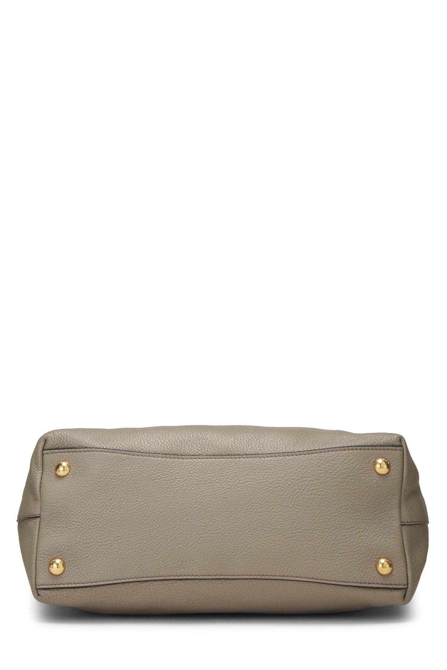 Prada Grey Daino Tote Grey Vitello Gray Small Tote Bag