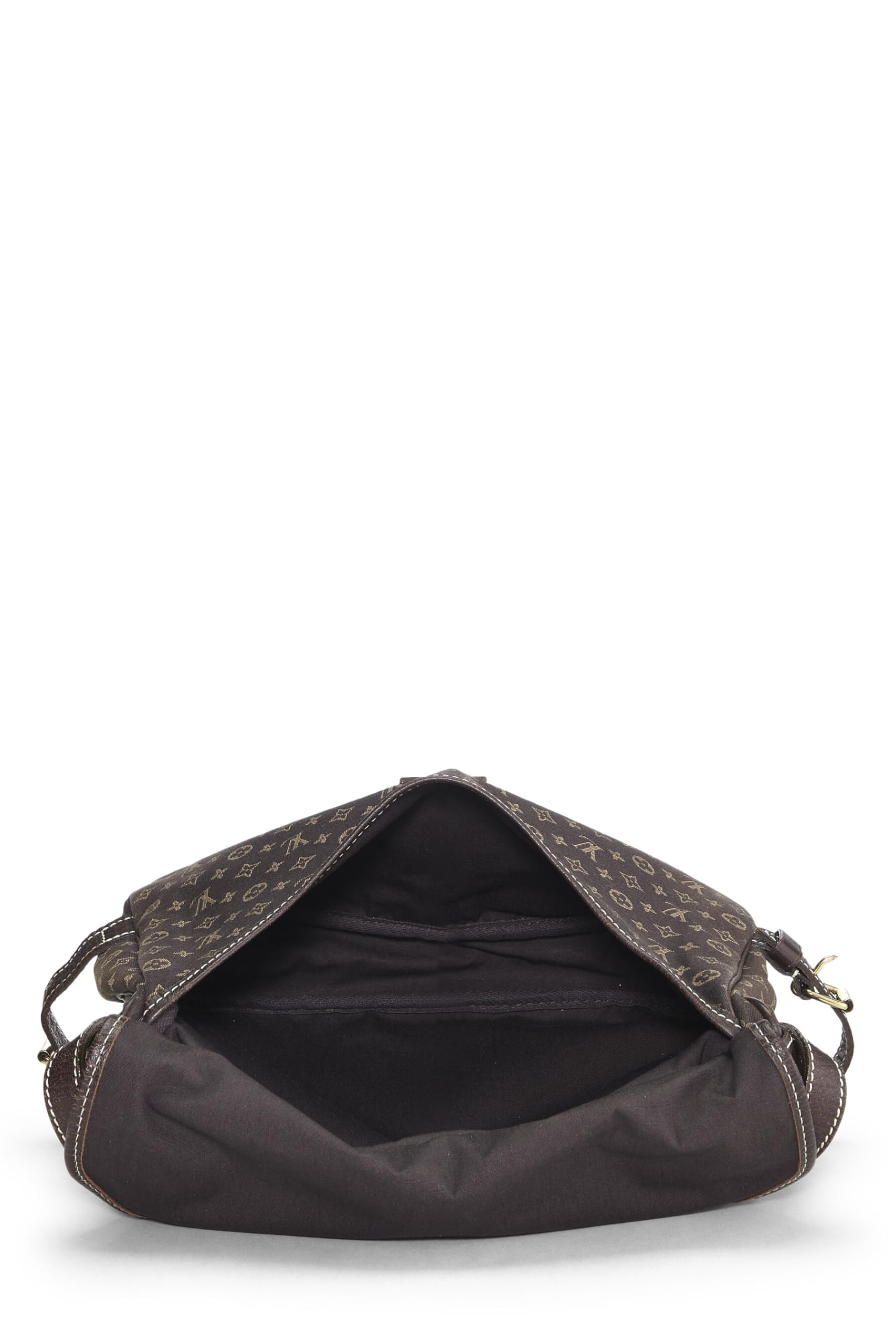 Louis Vuitton,  Brown Monogram Mini Lin Saumur 30, Brown