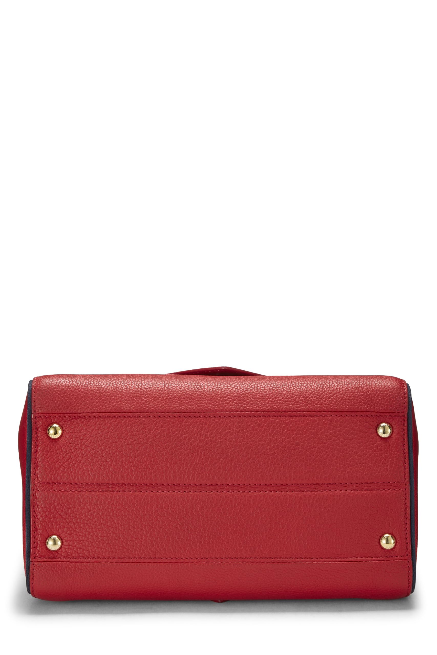 Louis Vuitton,  Red Leather Double V Bag, Red