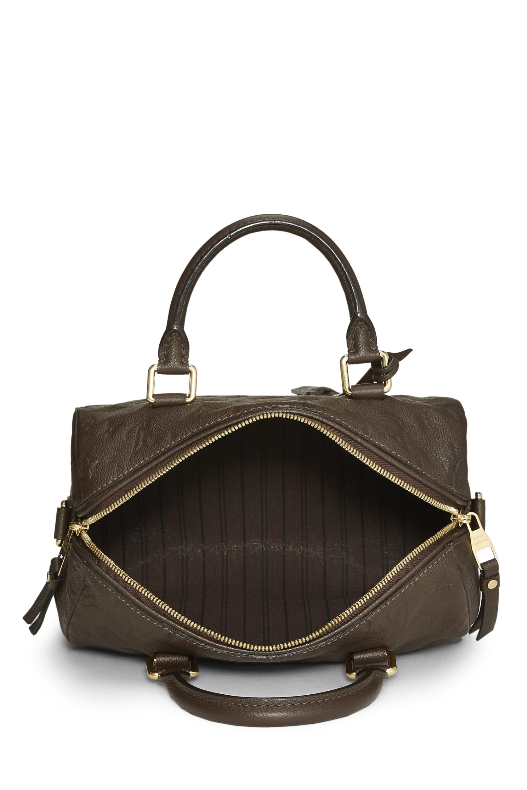 Louis Vuitton,  Ombre Monogram Empreinte Speedy Bandouliere 25, Brown