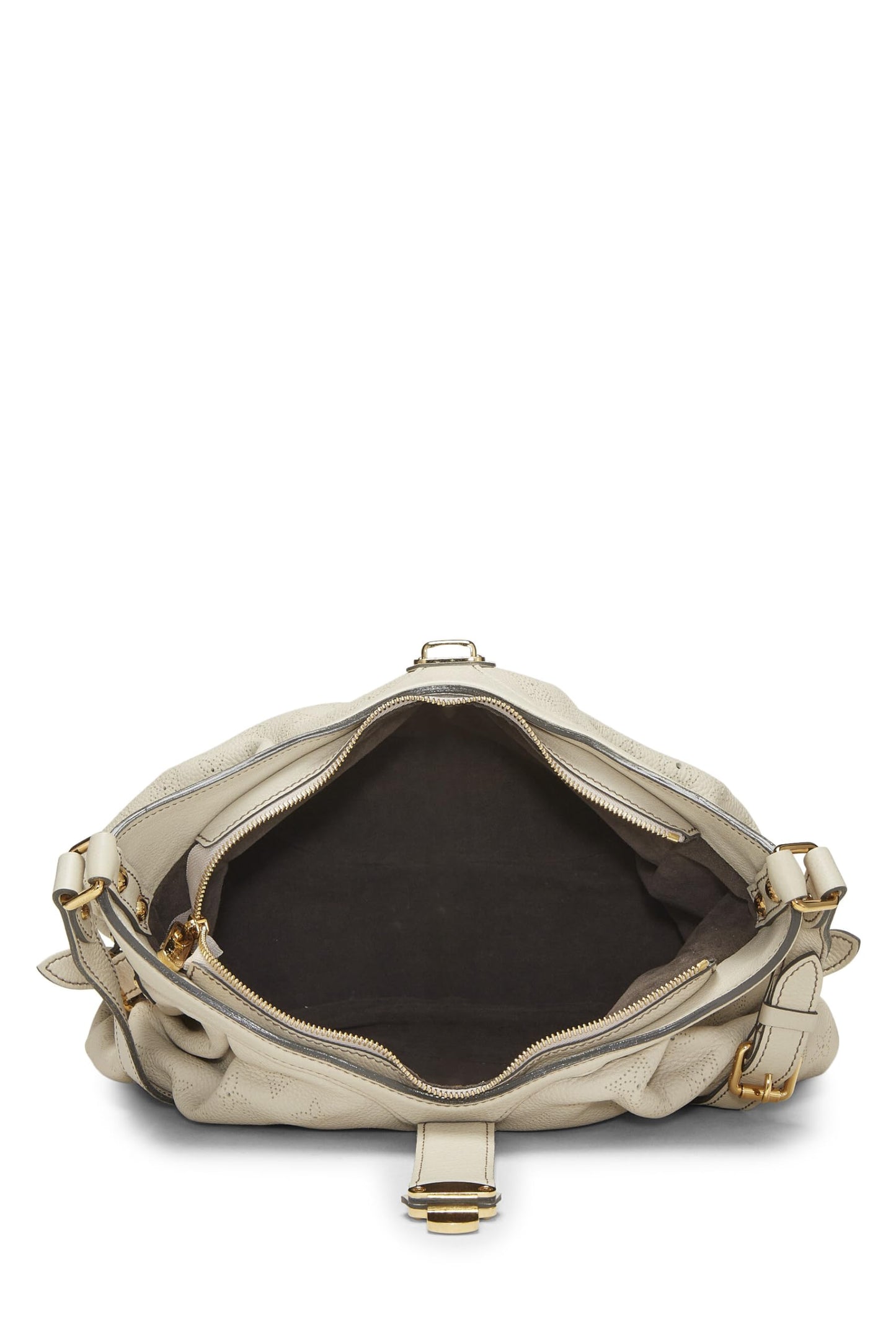 Louis Vuitton,  White Monogram Mahina Leather XS, White