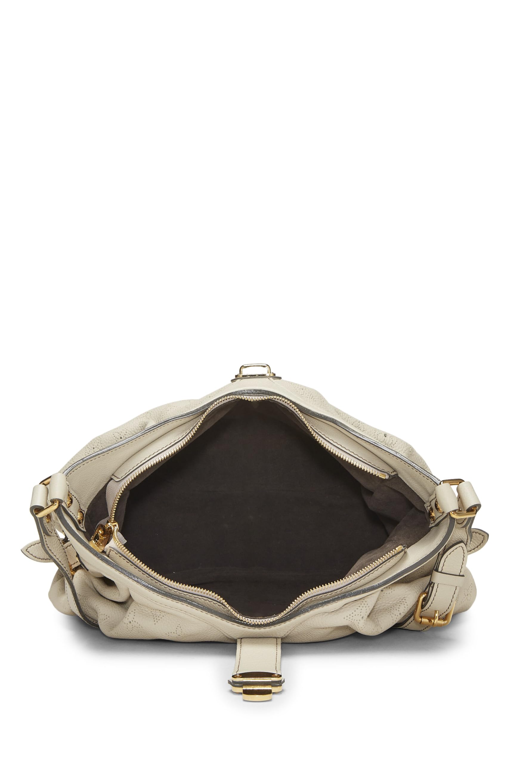 Louis Vuitton,  White Monogram Mahina Leather XS, White