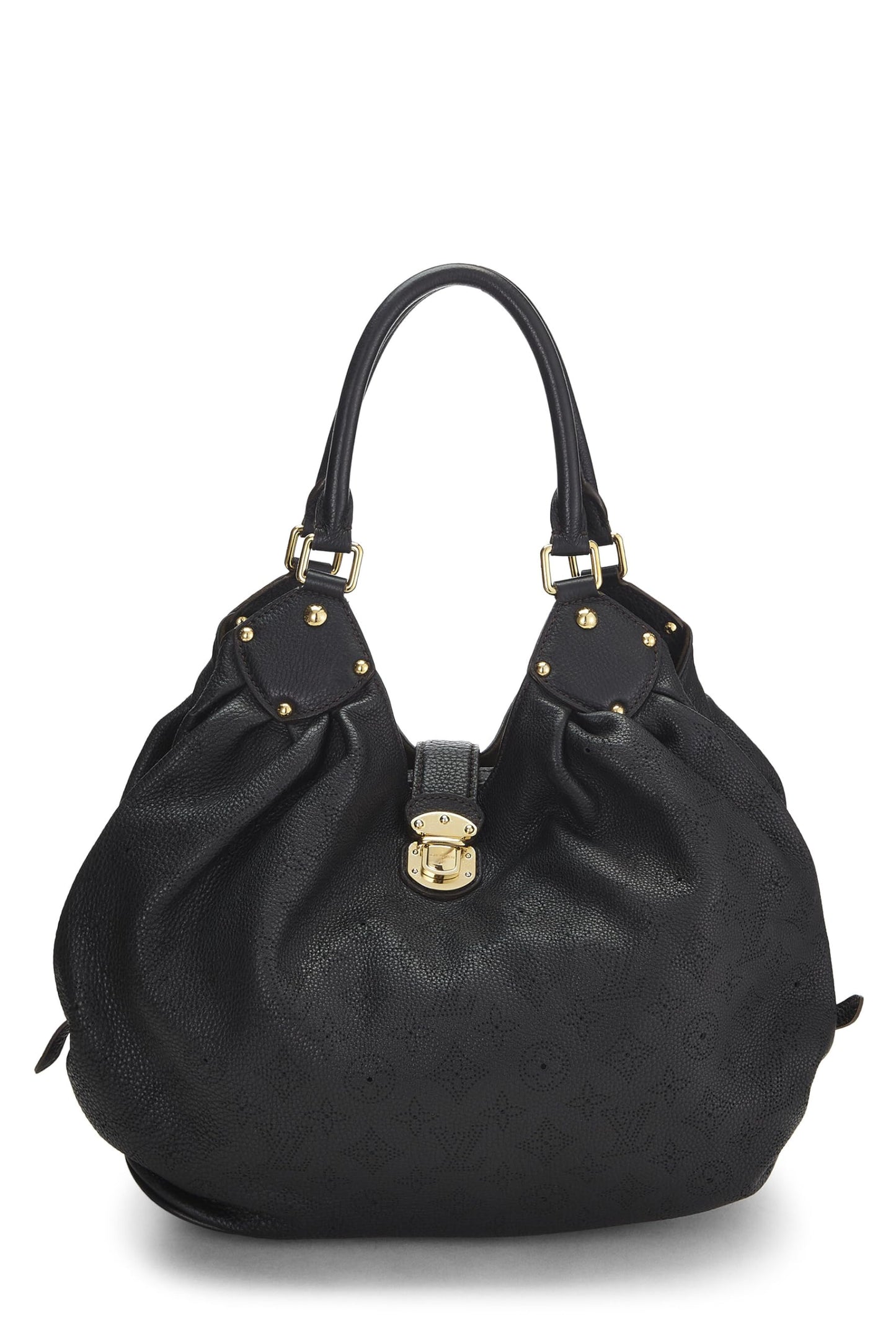 Louis Vuitton,  Black Monogram Mahina Large, Black