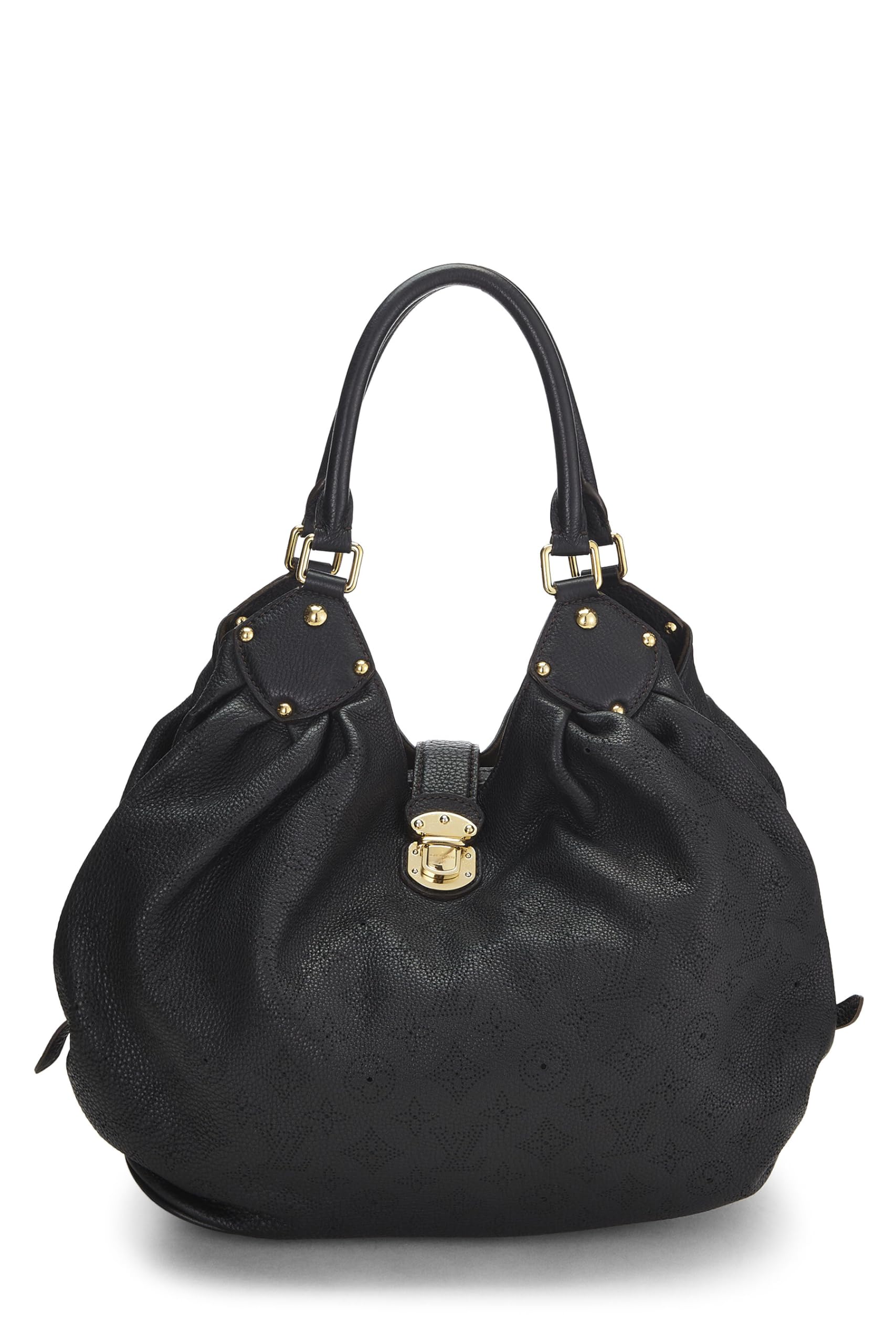Louis Vuitton,  Black Monogram Mahina Large, Black