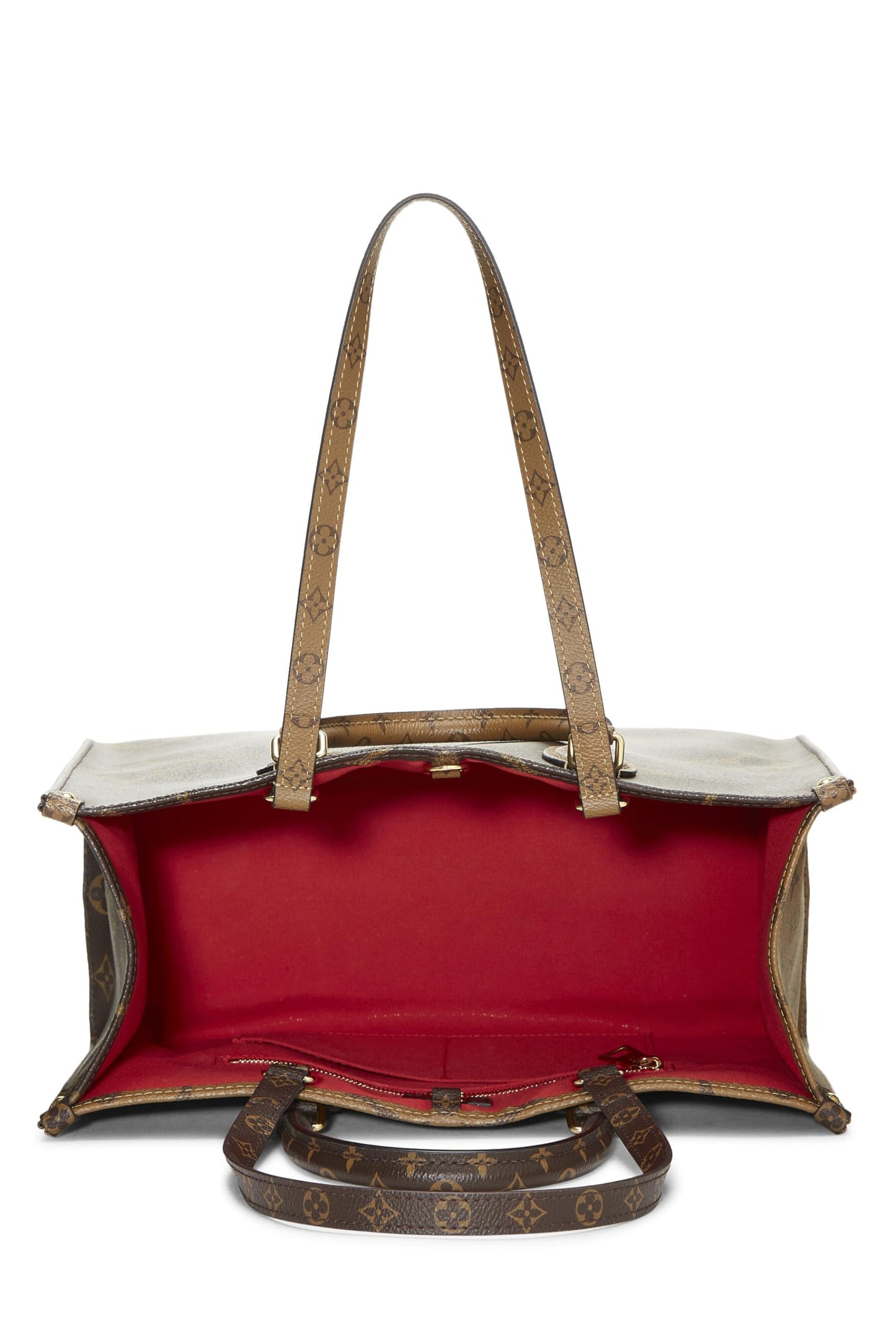 Louis Vuitton,  Brown Giant Monogram On The Go MM, Brown