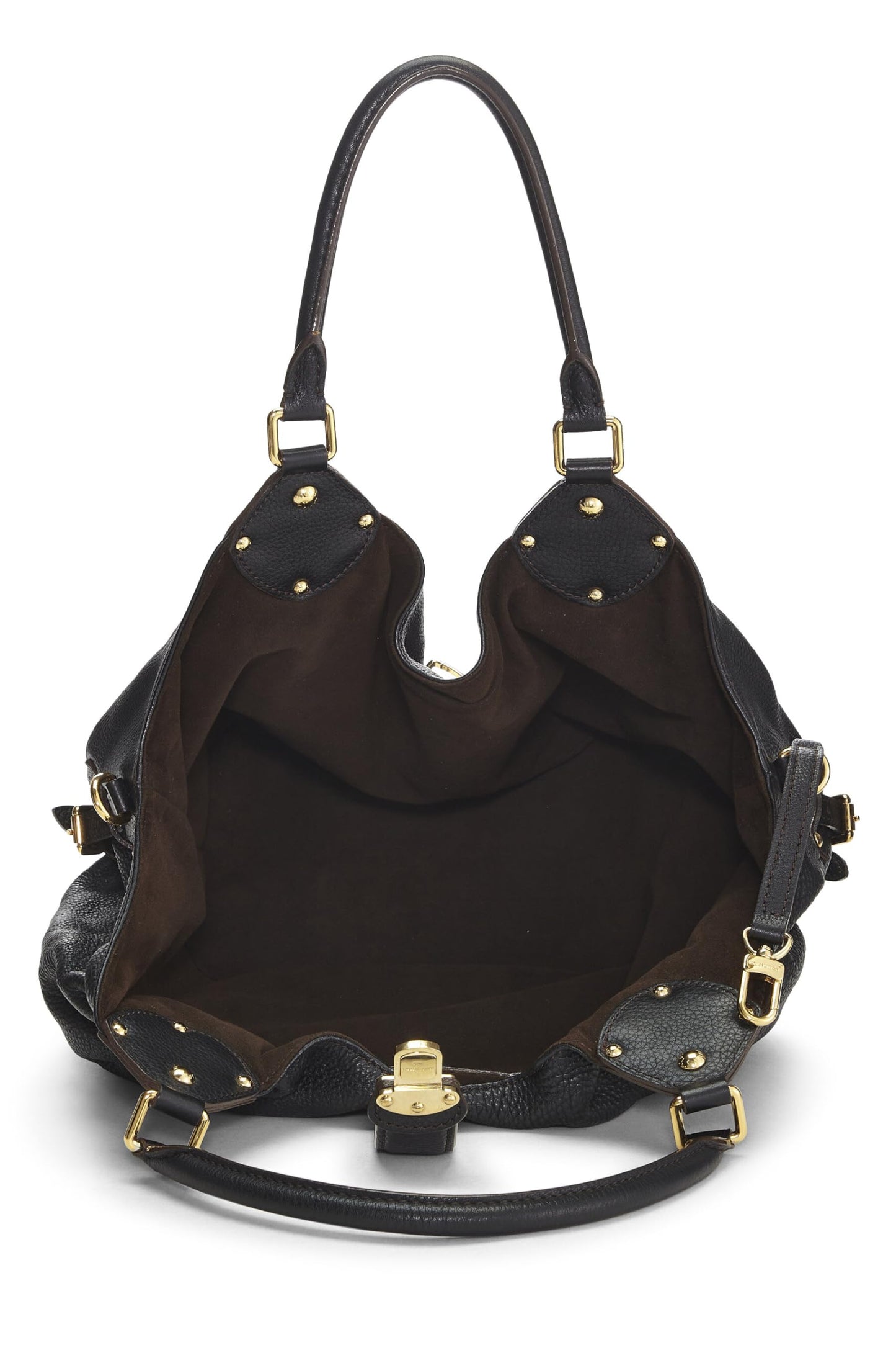 Louis Vuitton,  Black Monogram Mahina Large, Black