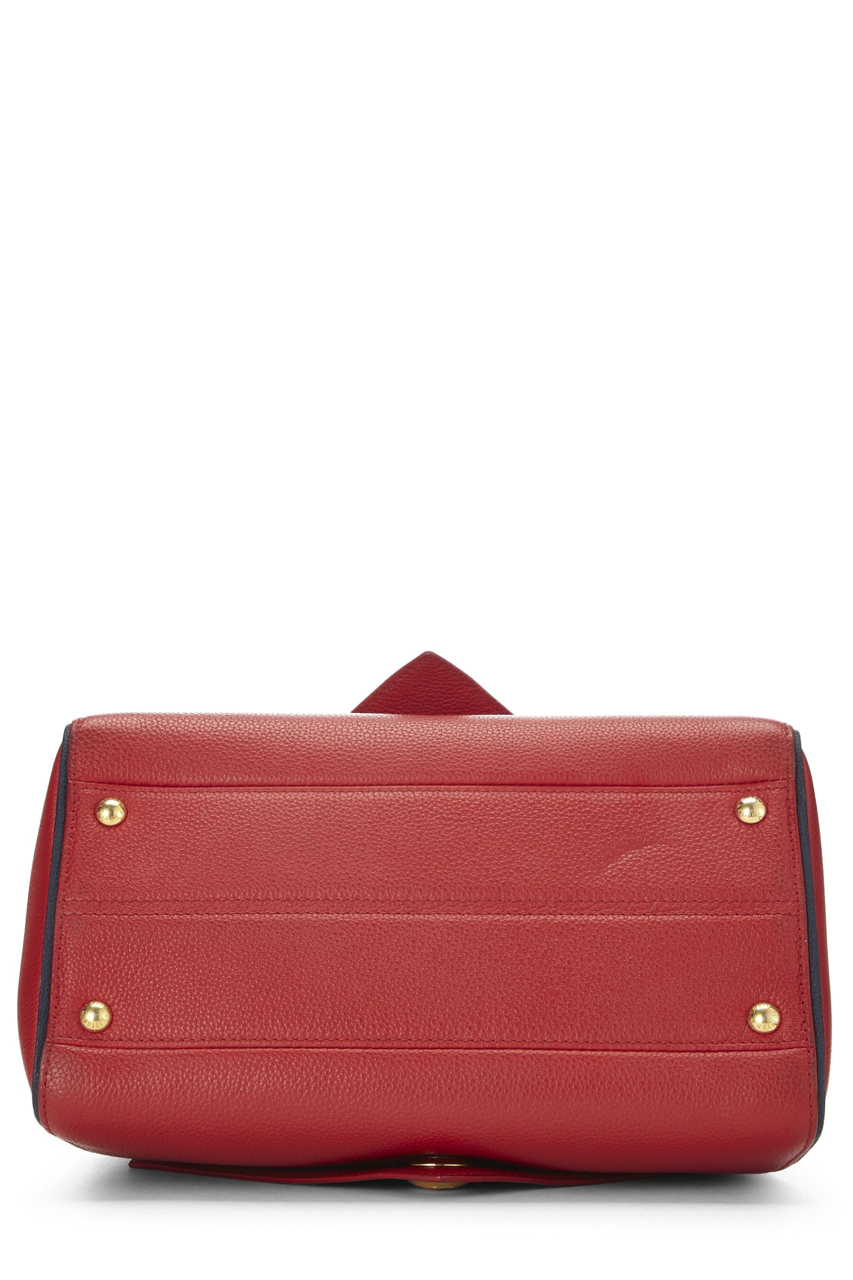 Louis Vuitton,  Red Monogram Leather Double V Bag, Red