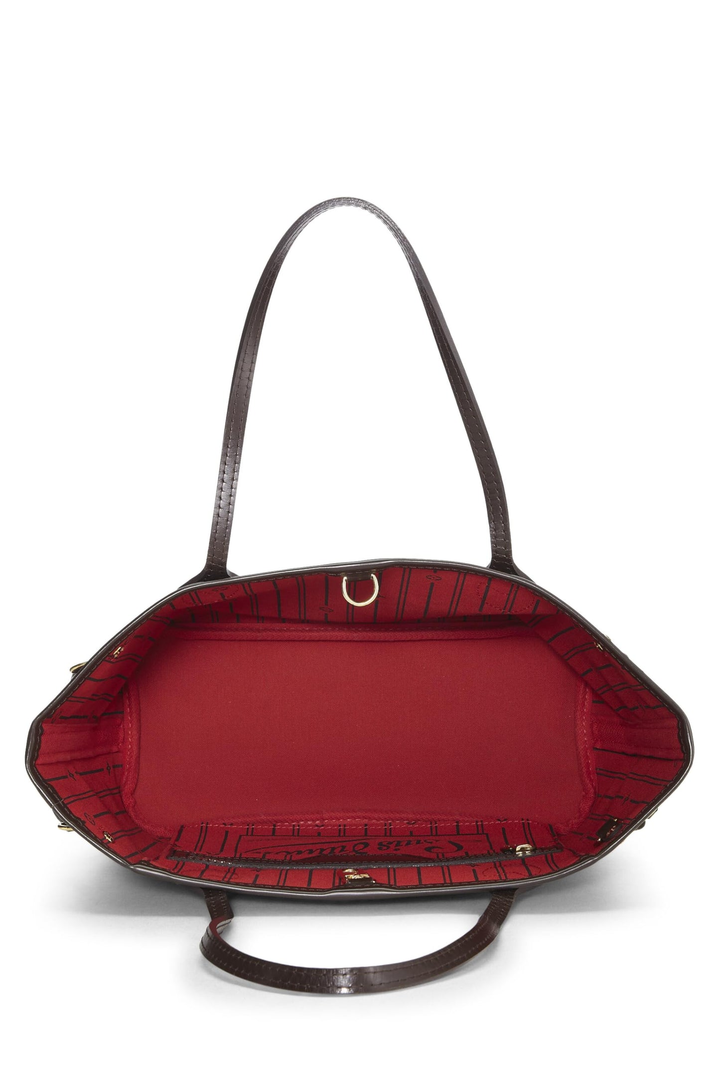 Louis Vuitton,  Damier Ebene Neverfull PM, Brown