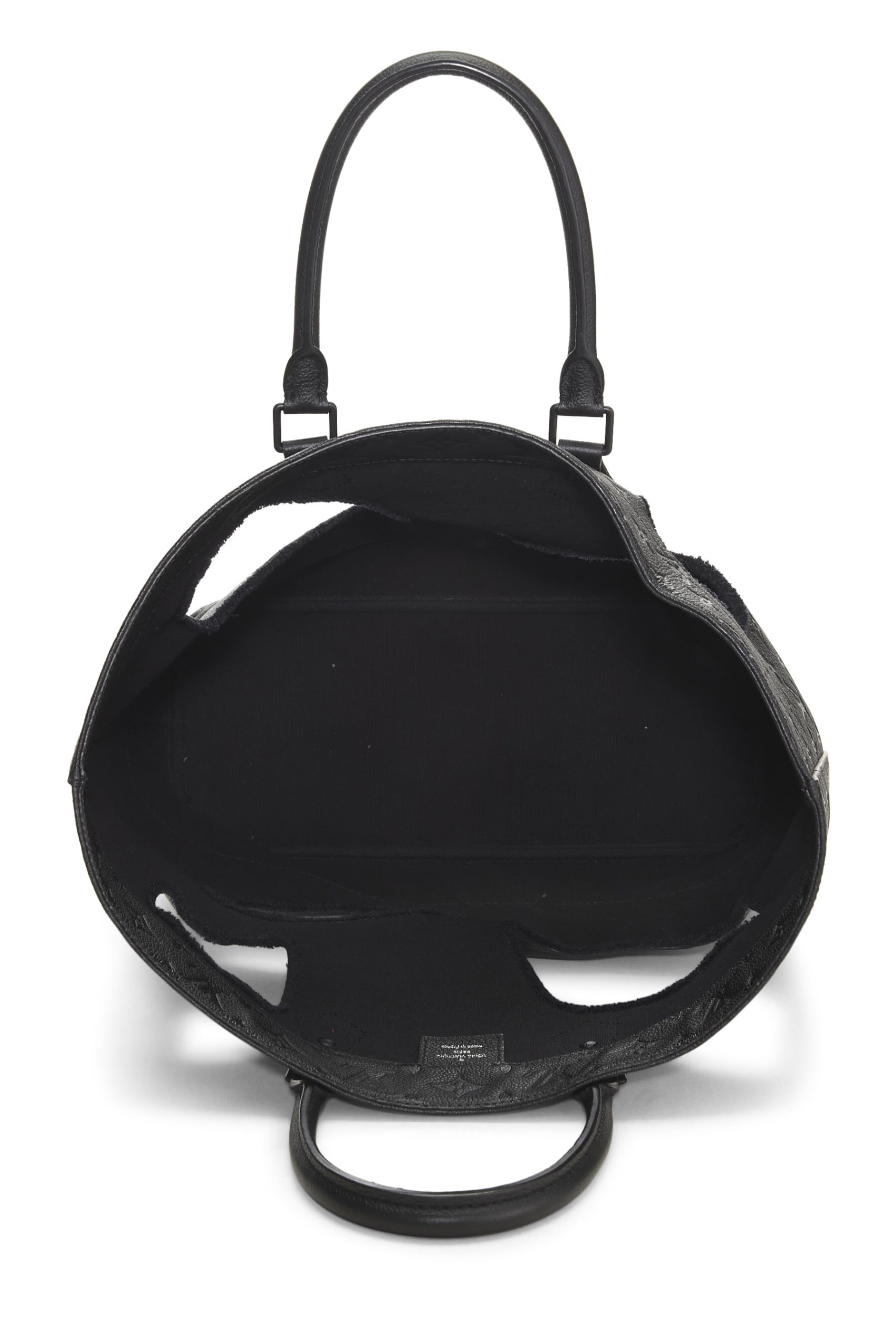 Louis Vuitton,  COMME DES GARÇONS x Louis Vuitton Black Monogram Empreinte Bag with Holes, Black