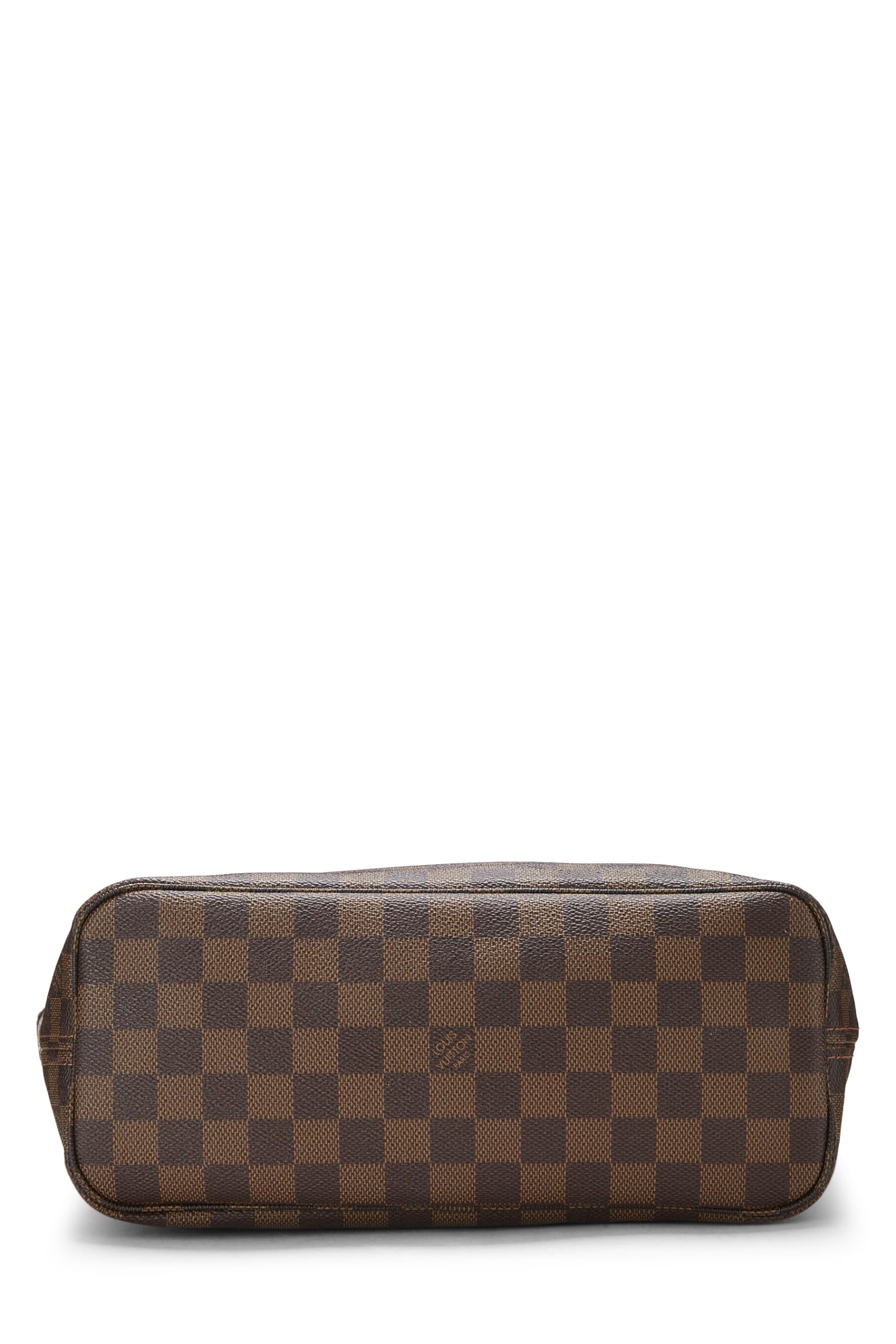 Louis Vuitton,  Damier Ebene Neverfull PM, Brown