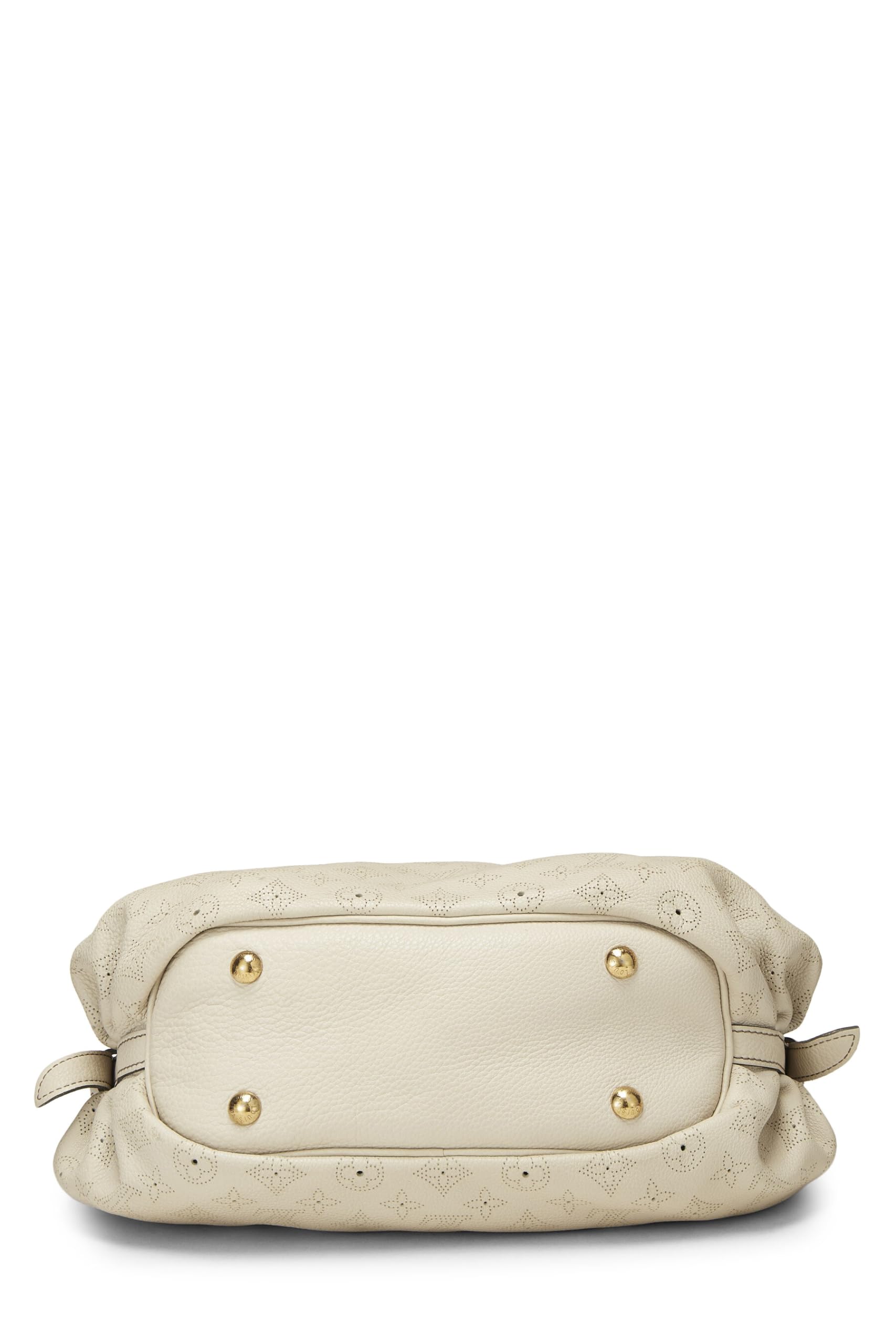 Louis Vuitton,  White Monogram Mahina Leather XS, White